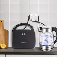 Carica l'immagine nel visualizzatore di Gallery, Aigostar Presa Schuko Tripla,Presa Multipla con Interruttore ed Protezione Bambini,Adattatore 3 prese universali Combina