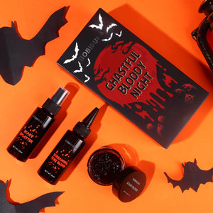 BOBISUKA Halloween Sangue Finto Lavabile 3 Pz: 1 Plasma Coagulato+1 Spray di Sangue Finto+1 Sangue Finto Gocciolante Sicuro per Carnevali, Film, Teatro, Scherzi, Ferite Simulate