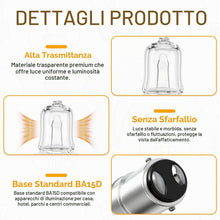 Carica l'immagine nel visualizzatore di Gallery, Set di 2 lampadine a baionetta BA15D, 2700 K, 75 W, 220 – 240 V, illuminazione a 360 gradi, dimmerabili, doppio contatto