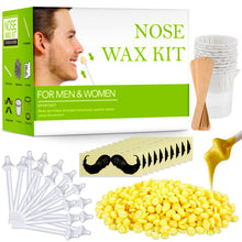 Carica l'immagine nel visualizzatore di Gallery, Nose Wax Kit di cera per la rimozione dei peli del naso per uomini e donne con 50 g di cera, 20 applicatori con punta si