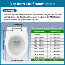 Carica l'immagine nel visualizzatore di Gallery, Tavoletta WC Universale O corta in PP, Effetto Pelle Bianco