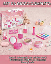 Carica l'immagine nel visualizzatore di Gallery, Set di Trucco per Bambini per Bambine, Kit Make-up Finta 12 Pezzi, per Gioco di Ruolo e Feste, Senza Cosmetici Reali, pe
