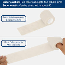 Carica l'immagine nel visualizzatore di Gallery, GIMA - Benda elastica coesiva per fissaggio e sostegno, 20m x 10cm, confezione da 1, 34663