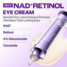 Carica l'immagine nel visualizzatore di Gallery, numbuzin No.9 Eye Cream | NAD+ Retinol Volumetox Eye Cream | Firming, Wrinkles, Fine Lines, Dark Circles, Puffy | Peptid