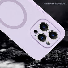 Carica l'immagine nel visualizzatore di Gallery, Mixroom - Custodia Cover per iPhone 12 Pro Max in Tpu silicone liquido morbido compatibile con MagSafe accessori con cer
