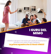 Carica l'immagine nel visualizzatore di Gallery, GLOP Mimo - Giochi da Tavolo - Mettete alla Prova le Vostre Abilità di Mimo - Divertente Gioco per Adulti e Famiglie - Bambini Sopra i 8 anni - Da 2 a 6 squadre