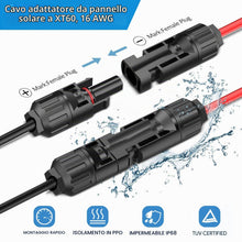 Carica l'immagine nel visualizzatore di Gallery, KFD Cavo XT60, Cavo di Prolungaper Anker 757 PowerHouse 767 EF Ecoflow River Delta Max serie pannello solare ALLPOWERS S