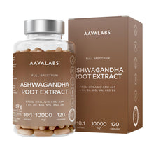 Carica l'immagine nel visualizzatore di Gallery, Ashwagandha KSM-66 10000mg Alto Dosaggio (Estratto di Ashwagandha Bio 10:1) Vitamina B6 B1 Zinco Magnesio Manganese, Veg