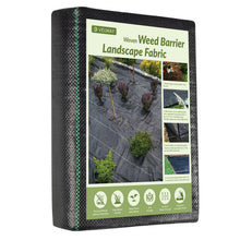 Carica l'immagine nel visualizzatore di Gallery, Velway Telo Pacciamatura 2x10M - 100g/m² Telo Anti Erbacce per Orto, Giardino, Tessuto Permeabile all'Acqu, Stabilizzazi