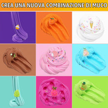 Carica l'immagine nel visualizzatore di Gallery, FAMKEEP Fluffy Butter Slime Set, 32 colori Fluffy Butter Slime Set,Putty Giocattoli,Crystal Slime per Bambini,DIY Slime 