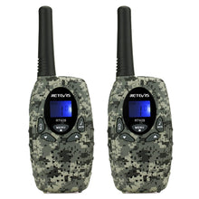 Carica l'immagine nel visualizzatore di Gallery, Retevis RT628 Walkie Talkie per Bambini, a Lungo Raggio 8CH per Bambini di 3-12 Anni, Regali Giocattolo per Avventure all'Aperto in Campeggio (1 Paio, Mimetico)