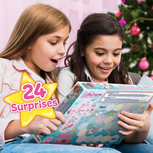 Carica l'immagine nel visualizzatore di Gallery, CRAZE Calendario Avvento 2022 bambini, Sorpresa UNICORN, calendario di unicorno di Natale per i bambini, sorprese per bambini, diversi accessori per bambina, 33388
