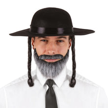 Carica l'immagine nel visualizzatore di Gallery, P’TIT CLOWN - 91041 - Cappello da Rabbino - Rabbi’s Hat - Effetto Lana Stile Rabbi Jacob - Accessorio Travestimento per 