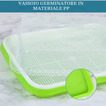 Carica l'immagine nel visualizzatore di Gallery, KAHEIGN 6Pz Vassoi per la Germinazione Dei Semi con Coperchio, 32cm x 26cm Vassoio di Germinazione di Grande Capacità Se