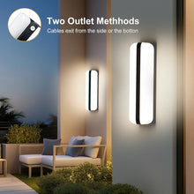 Carica l'immagine nel visualizzatore di Gallery, VivaLet Applique da Esterno/Interno 20W 2000LM, Illuminazione Up &amp; Down Lampada da Parete a Parete, 4000K IP65 Luce da E