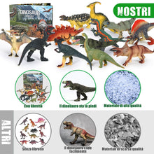 Carica l'immagine nel visualizzatore di Gallery, FRUSE Dinosauri Giocattolo per Bambini con 12 Educativi Figure di Dinosauro