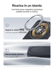 Carica l'immagine nel visualizzatore di Gallery, Baseus Enerfill MagSafe Power Bank 10000 mAh 22,5 W Magnetic Power Bank USB C, Batterie esterne senza fili, Mini Power Bank Compatibile con iPhone 16/15/14/13/12/Pro/Pro Max Serie, Nero