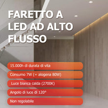 Carica l'immagine nel visualizzatore di Gallery, PILA Pack da 6 lampadine LED GU10 ad alto flusso, 7W (= 80W), luce bianca calda (2700K), 720 lumen, angolo di illuminazi