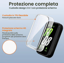 Carica l'immagine nel visualizzatore di Gallery, iVoler 3 Pezzi Clear Cover con Pellicola Protettiva per Samsung Galaxy Fit 3, Copertura Completa Custodia Anti-Graffio U