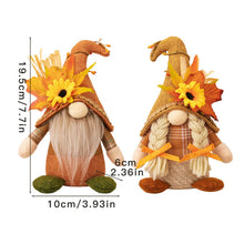 Carica l'immagine nel visualizzatore di Gallery, CHARMNAIL Lutino di Decorazione Autunnale, Set da 2,Peluche &amp; Tessuto di qualità, Design Senza Volto, per Casa, Albero di Natale, Ringraziamento
