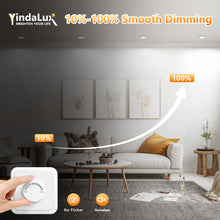 Carica l'immagine nel visualizzatore di Gallery, YindaLux Faretti Led da Incasso per Cartongesso, 5W 550LM IP44 Faretti LED Soffitto Dimmerabile, 3000K 4000K 6000K Regol