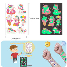 Carica l&#39;immagine nel visualizzatore di Gallery, Tatuaggi per Bambini 400 Tatuaggi Luminosi per Bambini, Tatuaggi Bambini che si Illuminano al Buio, Tatuaggi Temporanei Fluo Party, Gadget Compleanno Bambini, Regalini Fine Festa Compleanno Bambini
