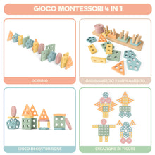 Carica l'immagine nel visualizzatore di Gallery, Sweety Fox - Giochi Montessori 2 anni - Giocattoli da Impilare e Ordinare