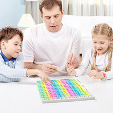 Carica l'immagine nel visualizzatore di Gallery, Pop It Tabellone per moltiplicazione e addizione 2 in 1, Pop It Fidget Toy Giocattoli educativi per bambini,Tabella di m