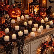 Carica l'immagine nel visualizzatore di Gallery, Da by 24 Pezzi Bougie LED Tè con Telecomando, Pile CR2032 Incluse, Senza Fiamma, per Decorazione Casa Matrimonio Festa