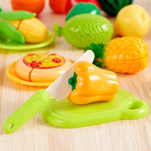 Carica l'immagine nel visualizzatore di Gallery, JOYIN 68 Pezzi Giocattolo da Taglio per Cucina per Bambini, Cibo Finto per Cucina da Gioco, Include Frutta e Verdura in Plastica, Cesto Portaoggetti, Giocattoli Finti, Regali per Bambini