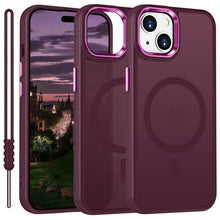 Carica l'immagine nel visualizzatore di Gallery, YUANDMI Cover Magnetica per iPhone 13/14 Compatibile con MagSafe, Custodia per iPhone 13/iPhone 14 Traslucida Opaca Case
