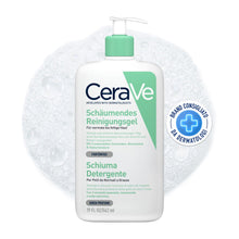 Carica l'immagine nel visualizzatore di Gallery, CeraVe Schiuma Detergente, Per Viso e Corpo, Per Pelli da Normali a Grasse, Pelle Libera da Impurità, Barriera Cutanea R