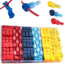 Carica l'immagine nel visualizzatore di Gallery, RUNCCI-YUN 120PcsT-Tap Connettore Terminali Maschi a Innesto Rapido, per Filo Elettrico Kit, T-Tap Rapido Connettore - p