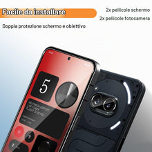 Carica l'immagine nel visualizzatore di Gallery, QULLOO Vetro Temperato per Nothing Phone 2A / 2A Plus / 2a+, 2 Pezzi Pellicola Vetro Protettiva e 2 Pezzi Pellicola Foto