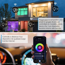 Carica l'immagine nel visualizzatore di Gallery, LVWIT Lampadina Alexa, Lampadina Smart GU10 Wifi, 5W Equivalenti a 32W, 350Lm, Lampadine Smart con Telecomando Compatibi