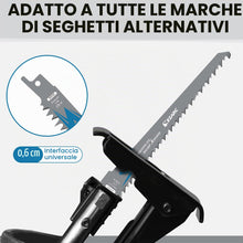 Carica l'immagine nel visualizzatore di Gallery, EZARC Set di 5 lame seghetto alternativo legno, accessori per sega a sciabola, R931GS per tagli rapidi 225 mm 5TPI (5 pe