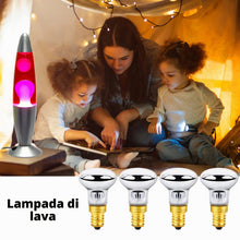Carica l'immagine nel visualizzatore di Gallery, 6 Pezzi Lava Lampadina E14 30W R39 Lampadina a Incandescenza, Luce Calda 2700K, 340LM, AC 230V, Filamento R39 Attacco Pi