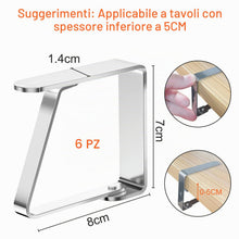 Carica l'immagine nel visualizzatore di Gallery, Newaner 6 pcs grande ferma tovaglia da tavola Inossidabili da giardino0-5cm