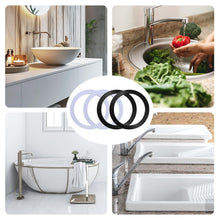 Carica l'immagine nel visualizzatore di Gallery, 4 Pezzi 110mm Lavello O Ring Rondella, Rondelle Di Tenuta O Ring Per Lavello, Accessori Lavelli Guarnizione per Lavello 