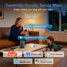 Carica l'immagine nel visualizzatore di Gallery, SURFOU Presa Smart Intelligente WiFi, Timer Presa Elettrica Compatibile con Alexa e Google Home, Funzione Temporizzata D