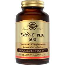 Carica l'immagine nel visualizzatore di Gallery, Solgar Ester-C Plus 500 Vitamina C Difese Immunitarie 100 Capsule Vegetali