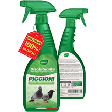 Carica l'immagine nel visualizzatore di Gallery, Gardemia Disabituante Anti Piccioni 750ml Spray Sgradito Azione Naturale Barriera Vegetale Che Disabitua da Balcone Casa Alternativa Eco a Repellente Dissuasori Gufo Corvo Veleno Ultrasuoni Spuntoni