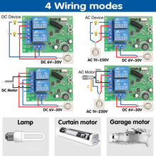Carica l'immagine nel visualizzatore di Gallery, DieseRC Interruttore di controllo remoto sicuro, wireless, da 12 V, 24 V, 30 V CC, 433 MHz RF e 10 A, con ricevitore rel