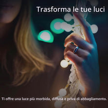 Carica l'immagine nel visualizzatore di Gallery, Twinkly MiniCaps, 100 Tappi in Silicone per Diffondere la Luce, Compatibili con Strisce Luci LED Smart, Diametro 15mm