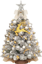 Carica l'immagine nel visualizzatore di Gallery, Albero di Natale Piccolo 60 cm,Mini Albero di Natale con LED Illuminazione, per DIY Tavolo da Pranzo Decorazione Natalizia,piccolo albero di natale