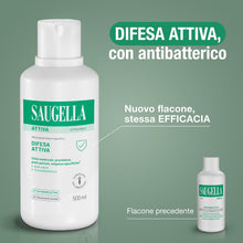 Carica l'immagine nel visualizzatore di Gallery, Saugella Active Detergente Intimo Antibatterico, 500 ml
