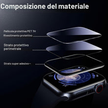 Carica l'immagine nel visualizzatore di Gallery, UniqueMe Pellicola Protettiva per Apple Watch 9/8/7 45 mm - 2 Pezzi