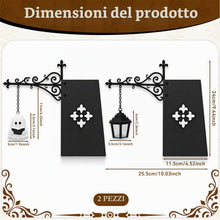 Carica l'immagine nel visualizzatore di Gallery, Dongcill 2 lampade da libreria, déco Halloween, lanterna vintage