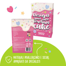 Carica l'immagine nel visualizzatore di Gallery, CRAFTY CATS DIY Kit Creativo Portachiavi Cupcake e Mollette – 60 pezzi, 2×50 ml Simulazione di Crema con beccucci, charm