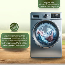 Carica l'immagine nel visualizzatore di Gallery, Hanamura XXL Palline per Asciugatrice - Set da 6-100% Lana Neozelandese
